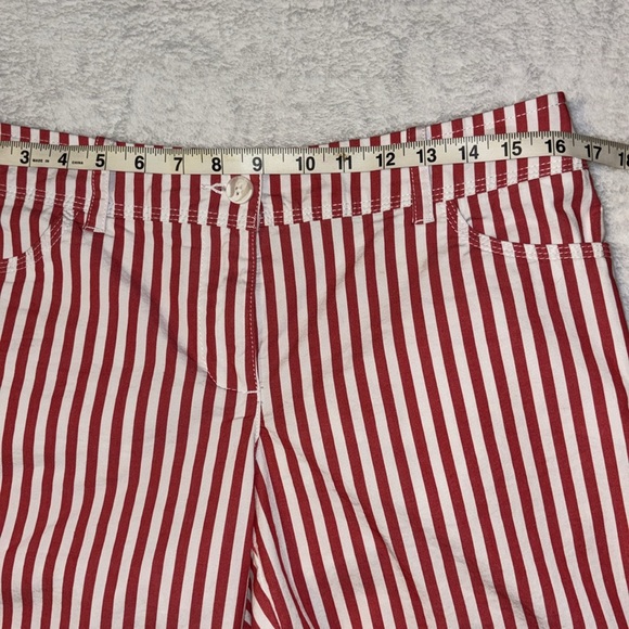 Tommy Hilfiger red and white striped shorts. Size 8. - Picture 8 of 10